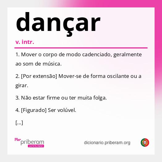Significado de dançar